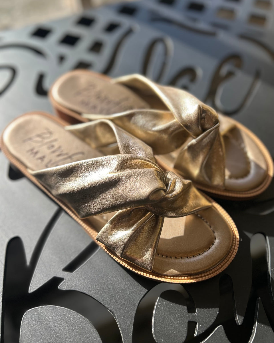rose gold bow sandals