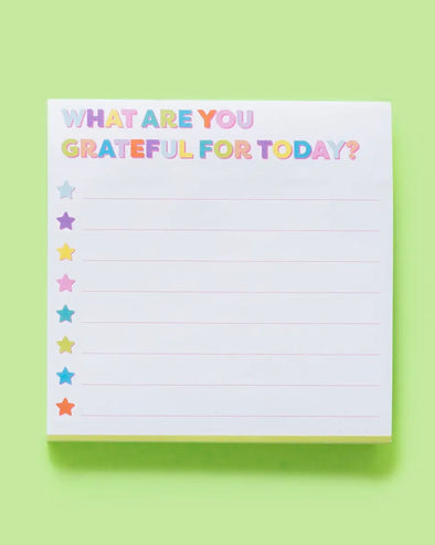 Gratitude Sticky Reminder Pad