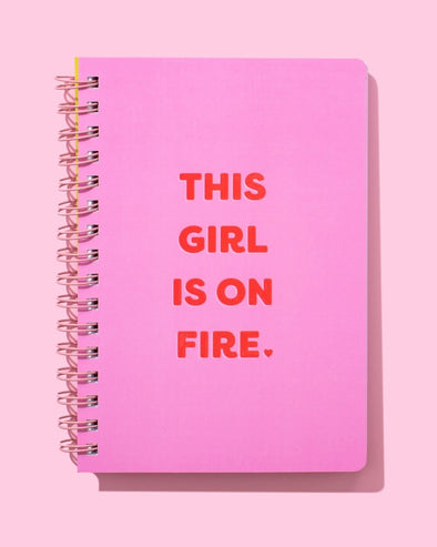 Girl On Fire Notebook