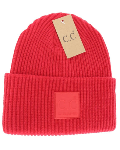 C.C Rubber Patch Beanie
