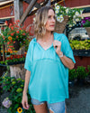 Turquoise Pullover