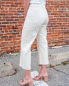 Creamsicle Button Fly Wide Leg Jeans