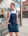 Southern Belle Denim Romper