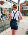 Southern Belle Denim Romper