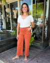 Sandstone High Rise Crop Jeans