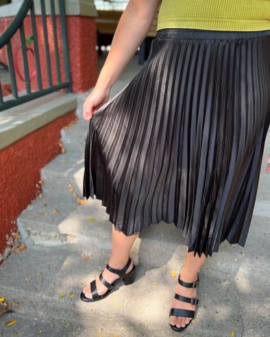 Dark Side Pleated Skirt