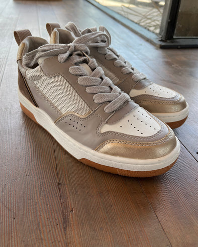 Romi Sneaker - Taupe Suede