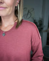 Claudette Long Sleeve - Burgundy