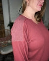 Claudette Long Sleeve - Burgundy