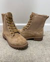 Creep It Real Boots- Camel Suede