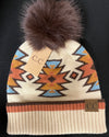 Aztec Pom Beanie