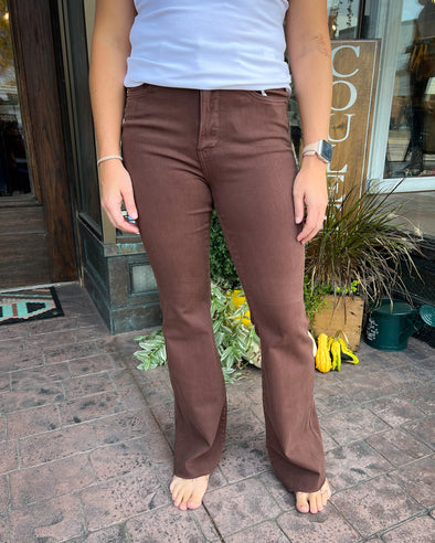 Allegra Tummy Control Wide Crop Pants