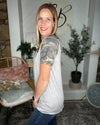 Camo-Accented Shirt