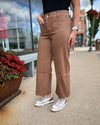 Tiramisu Wide Leg Cropped Denim