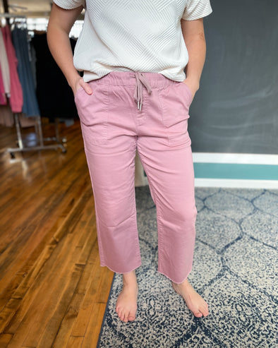 Kennedy Straight Leg Pant- Sweet Pink