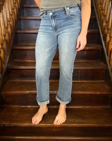 Mateo Cross-Front Jeans