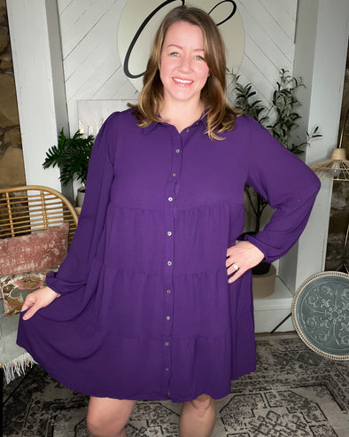 Plum Paradise Dress