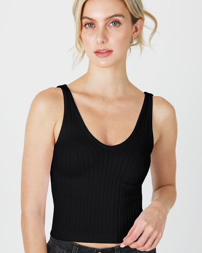 Wide Ribbed Tank Top