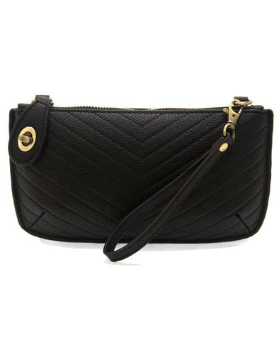 Quilted Mini Crossbody Wristlet Clutch