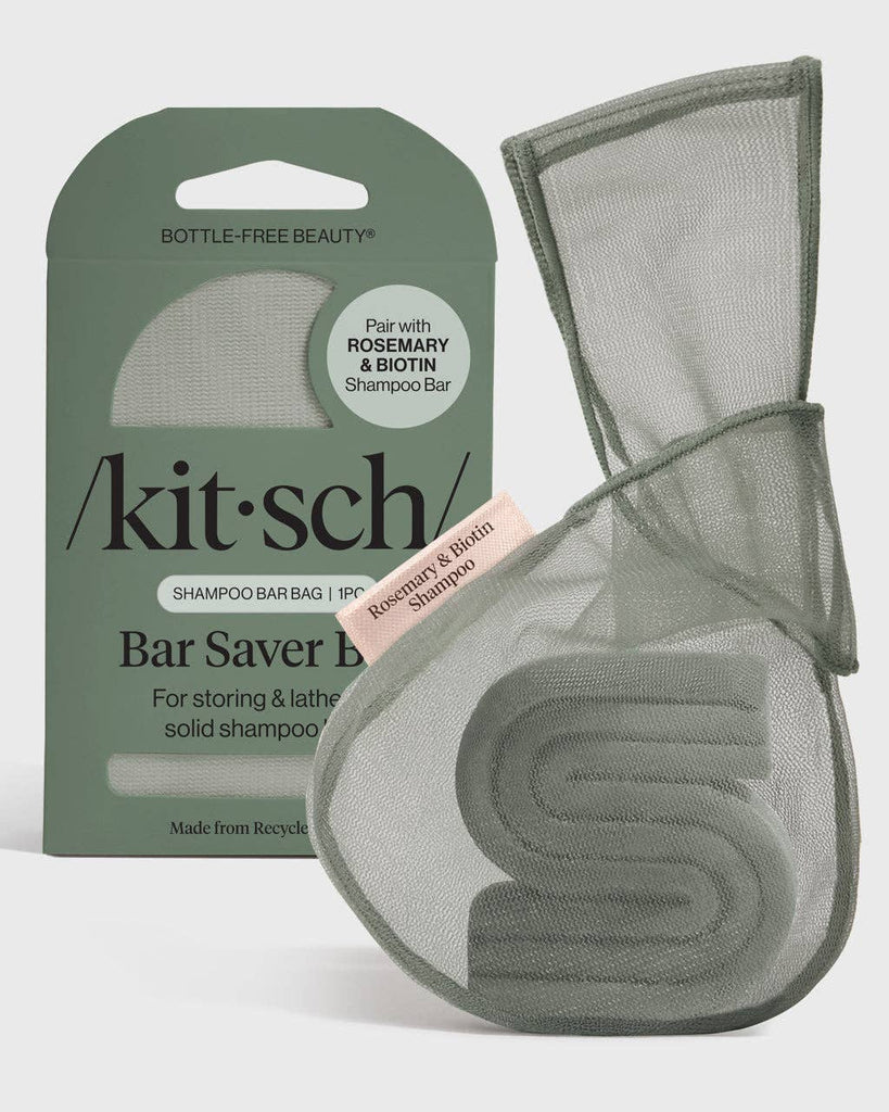 Kit-sch shampoo bar with packaging on a white background