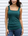 Micro Ribbed Square Neck Perfect Fit Tank