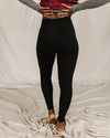 Ampersand Black Leggings