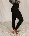 Ampersand Black Leggings