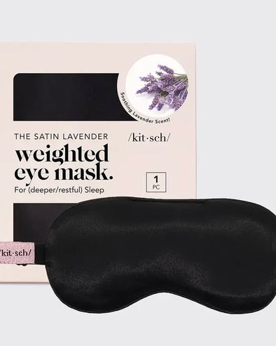 Weighted Satin Eye Mask