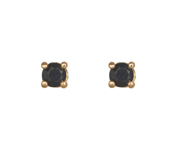 Black Crystal Studs