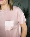 Pocketed + Pink Tee