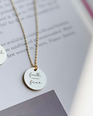 Faith Over Fear Necklace