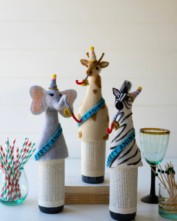 Party Animal Bottle Topper