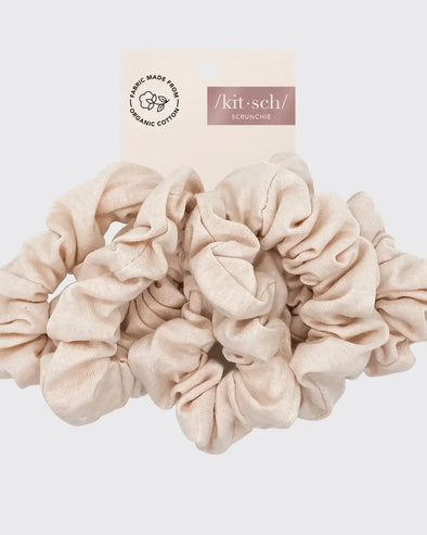Organic Cotton Knit Scrunchies