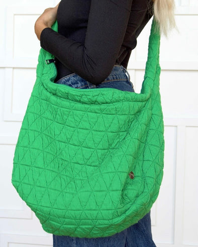 Gracie Quilted Hobo Bag