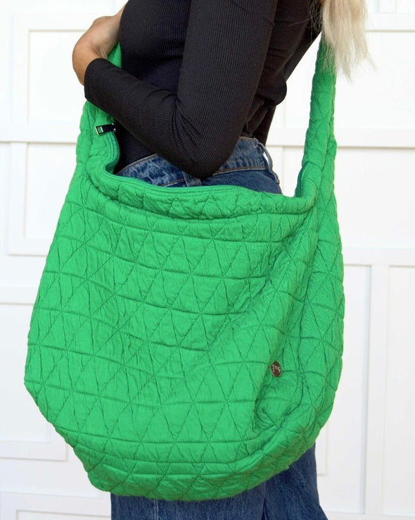 Gracie Quilted Hobo Bag
