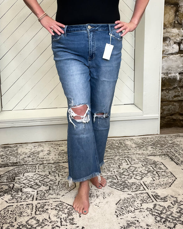 Jeanne Cropped Denim