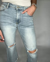 Light Wash Bootcut Jeans