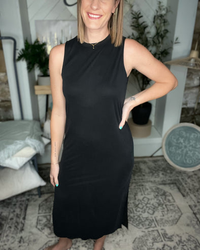 Dressed in Black Dress