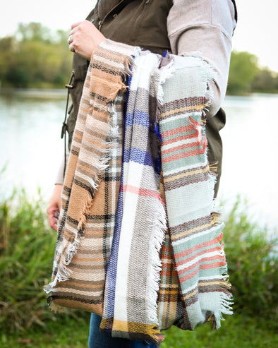 Plaid Infinity Scarf