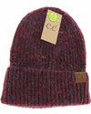 Unisex Marled Knit Hat