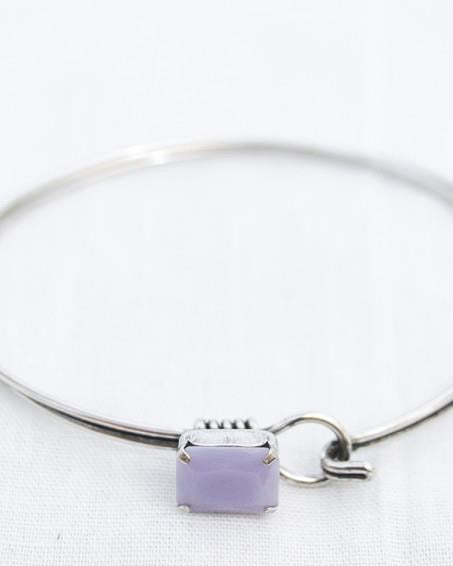 Antique Gold Square Latch Bangle