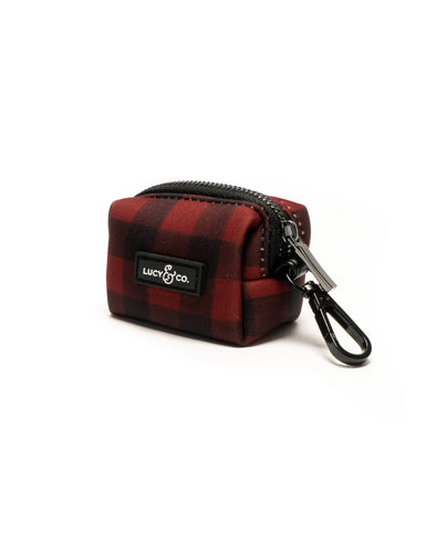 Buffalo Plaid Poop Bag Holder