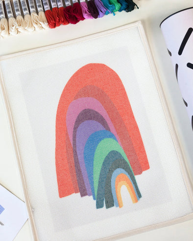 From the Other Side Rainbow Needlepoint Kit