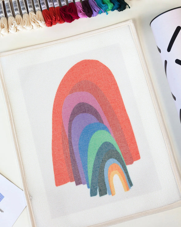 From the Other Side Rainbow Needlepoint Kit