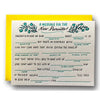 Ladyfingers Letterpress Cards