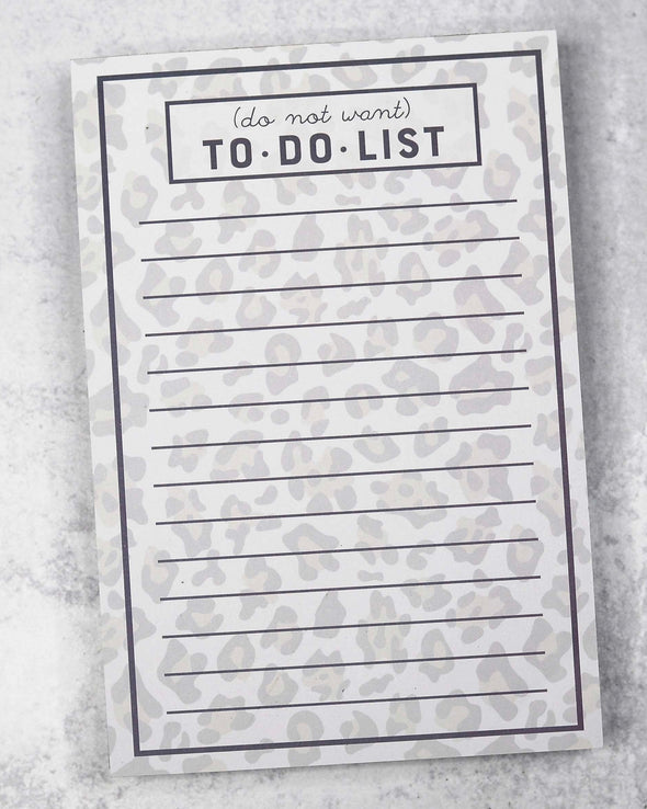 (do not want) To Do List