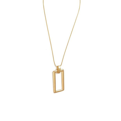 Adjustable Rectangle Necklace