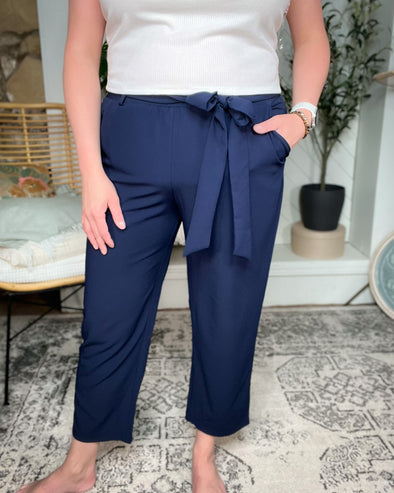 Navy Power Pants
