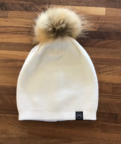 PS Knit Hat with Pom
