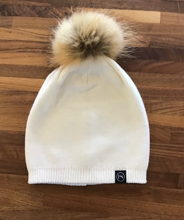 PS Knit Hat with Pom